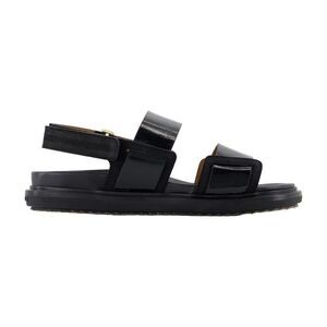 Fussbett Sandals - Marni - Leather - Black
